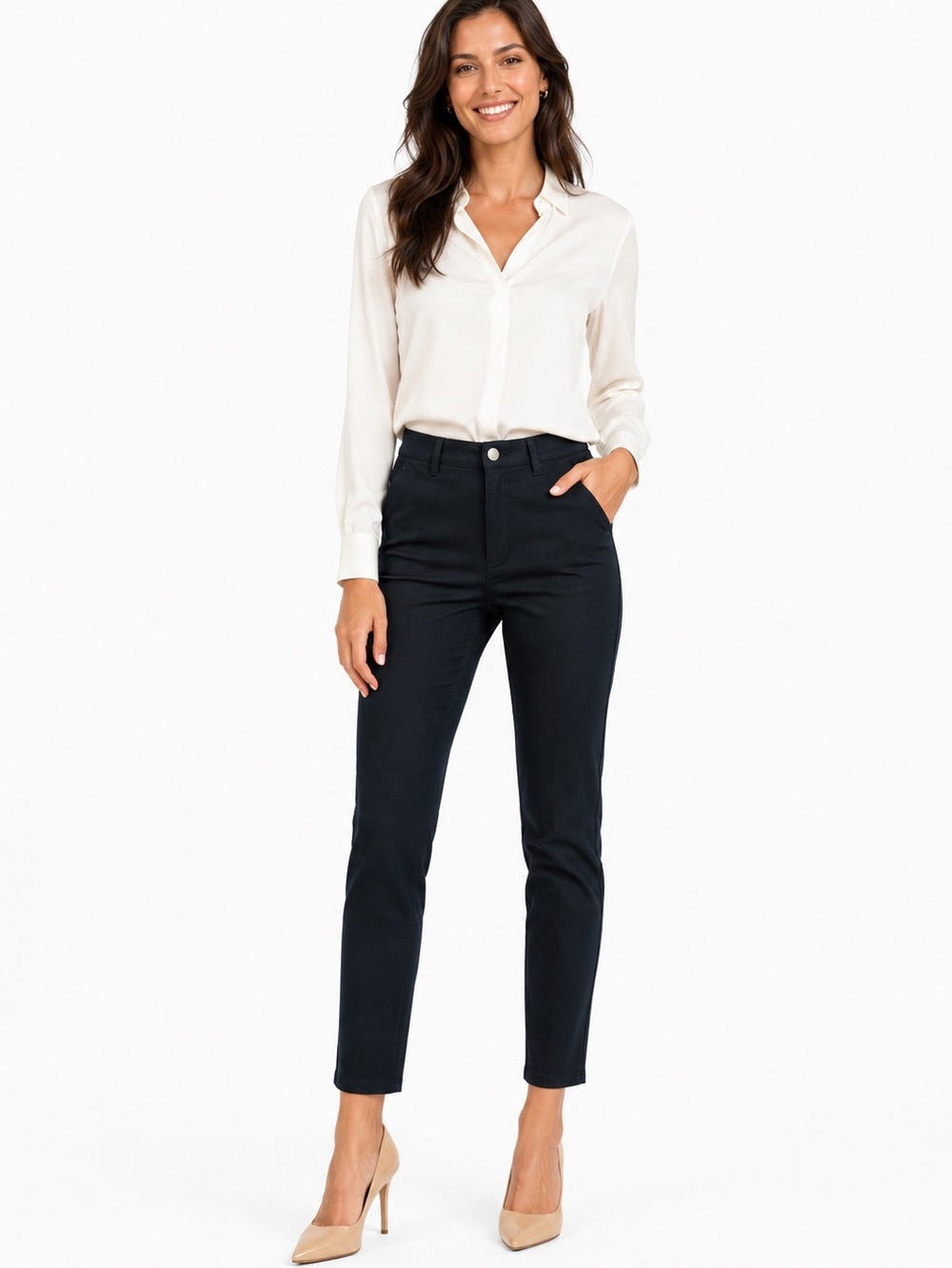 Michael Kors Black Skinny Ankle Pants Women's Size S